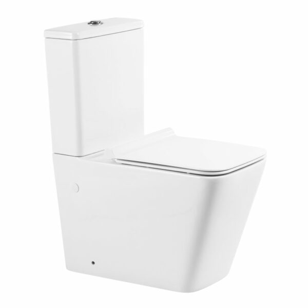 Унитаз-компакт безободковый BelBagno ARDENTE-R, сиденье микролифт