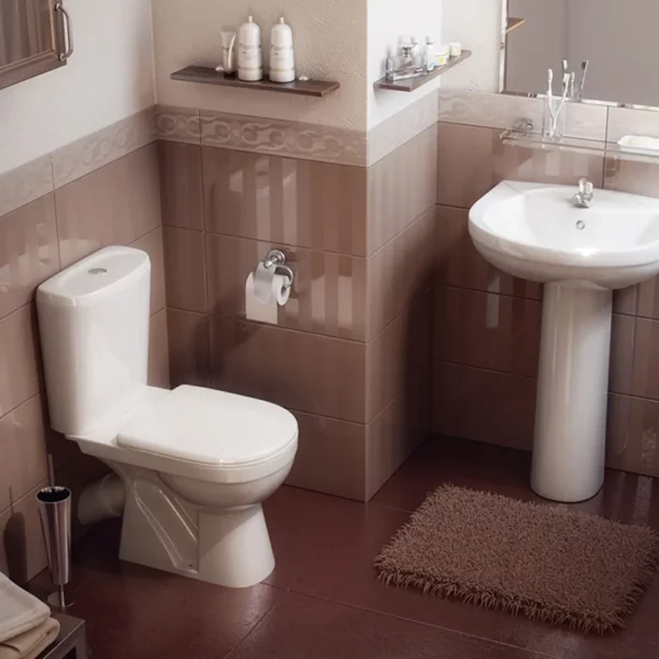 Унитаз-компакт Комфорт Люкс с микролифтом, Rosa