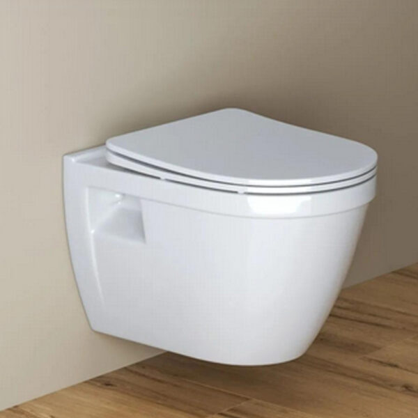 Подвесной унитаз безободковый BelBagno LOTO, сиденье soft close