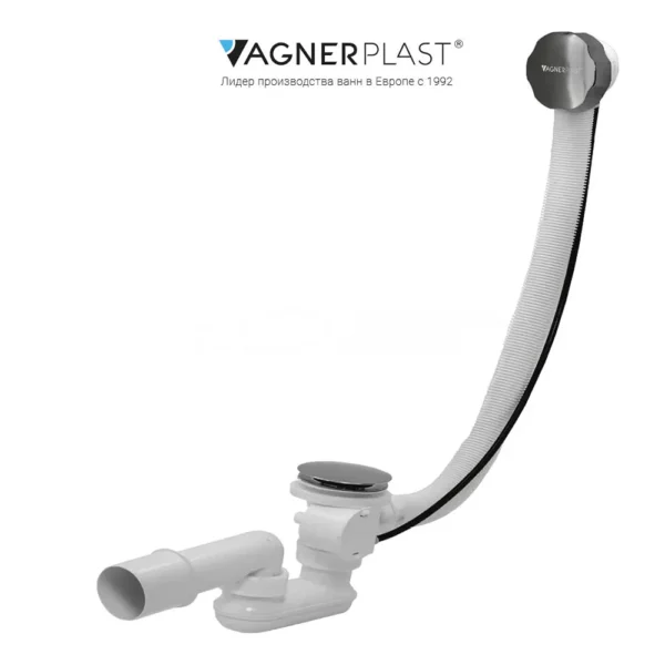 Сифон п. автомат VagnerPlast V55R 60 см эко