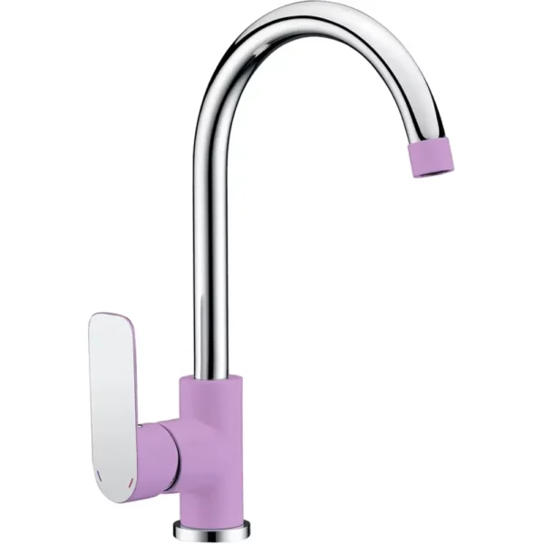 Смеситель Triton 14605 Z для кухни однорычажный фиолетовый