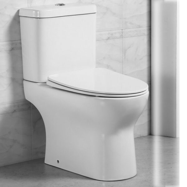 Унитаз-компакт безободковый BelBagno STEAM, сиденье soft close